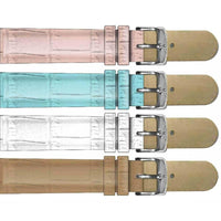 Invicta Women's Watch - Lupah Japanese Quartz Silver Tone Dial Leather Strap | 35344 ,