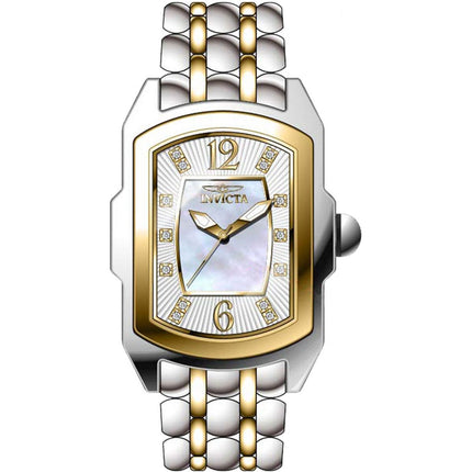 Invicta Women's Watch - Lupah White and MOP Dial TT Stainless Steel Bracelet | 39783 ,