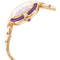 Invicta Women's Watch - Marvel Thanos Purple Dial Yellow Gold Steel Bracelet | 36386 ,