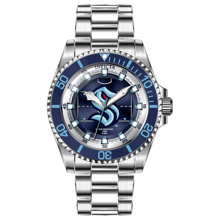 Invicta Women's Watch - NHL Seattle Kraken Blue and Black Dial Silver Tone Case | 42212 ,