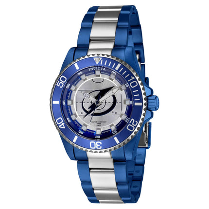 Invicta Women's Watch - NHL Tampa Bay Lightning Blue Case Silver Tone Dial | 42223 ,