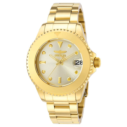 Invicta Women's Watch - Pro Diver Automatic Gold Tone Dial Bracelet | 38316 ,