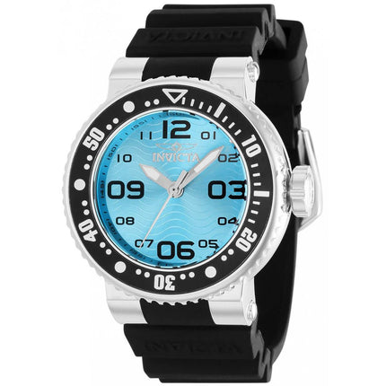 Invicta Women's Watch - Pro Diver Ocean Voyage Light Blue Dial Black Strap | 37340 ,