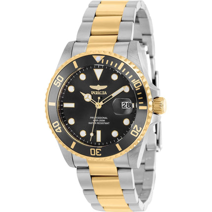 Invicta Women's Watch - Pro Diver Quartz Black Dial Bracelet Rotating Bezel | 37152 ,