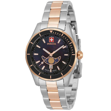 Invicta Women's Watch - Pro Diver Quartz Black MOP Dial Two Tone Bracelet | 33471 ,