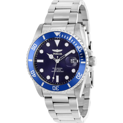 Invicta Women's Watch - Pro Diver Quartz Blue Dial Bracelet Rotating Bezel | 37150 ,