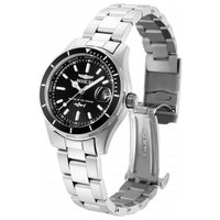 Invicta Women's Watch - Pro Diver Rotating Bezel Black Dial Silver Bracelet | 35599 ,