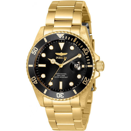 Invicta Women's Watch - Pro Diver Rotating Bezel Date Black Dial Bracelet| 33277 ,