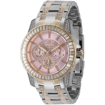 Invicta Women's Watch - Shaq Yellow Gold and Silver Crystal Accented Bracelet | 43824 ,