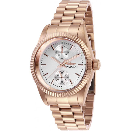Invicta Women's Watch - Specialty Silver and Rose Gold Dial Steel Bracelet | 29448 ,
