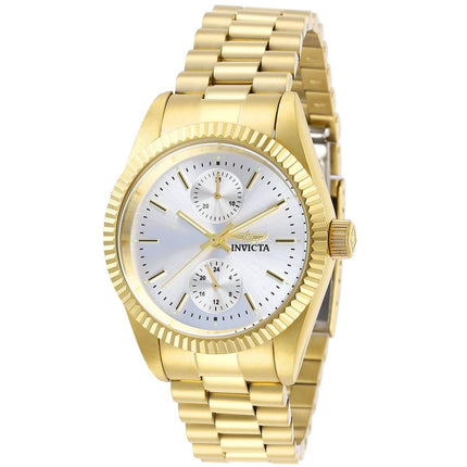 Invicta Women's Watch - Specialty Silver Tone Dial Yellow Gold Bracelet | 29445 ,