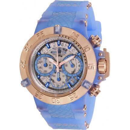 Invicta Women's Watch - Subaqua Noma III TT Light Blue and Rose Gold Strap | 30306 ,