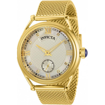 Invicta Women's Watch - Vintage Quartz White Mother of Pearl Dial Bracelet | 31335 ,