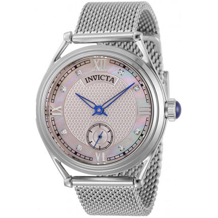 Invicta Women's Watch - Vintage White Mother of Pearl Dial Mesh Bracelet | 31333 ,