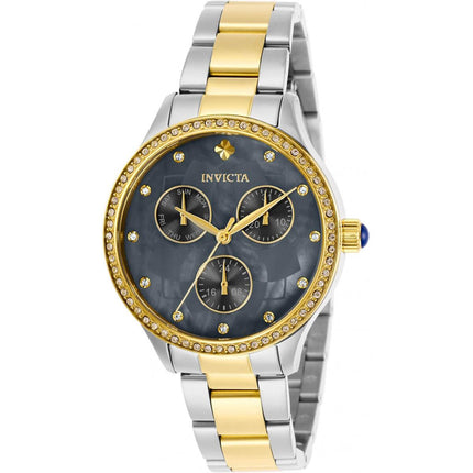 Invicta Women's Watch - Wildflower Gunmetal Oyster Dial Two Tone Bracelet | 29102 ,