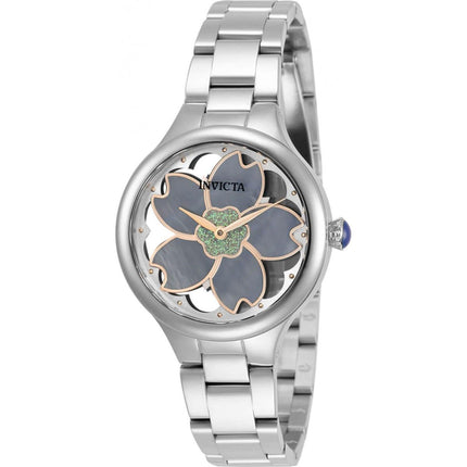 Invicta Women's Watch - Wildflower Quartz MOP Dial Stainless Steel Bracelet | 32085 ,