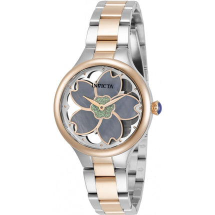 Invicta Women's Watch - Wildflower Quartz MOP Dial Two Tone Steel Bracelet | 32087 ,