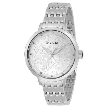 Invicta Women's Watch - Wildflower Silver Tone Dial Stainless Steel Bracelet | 31938 ,