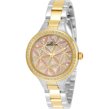 Invicta Women's Watch - Wildflower Two Tone Steel Bracelet Crystal Quartz | 35879 ,