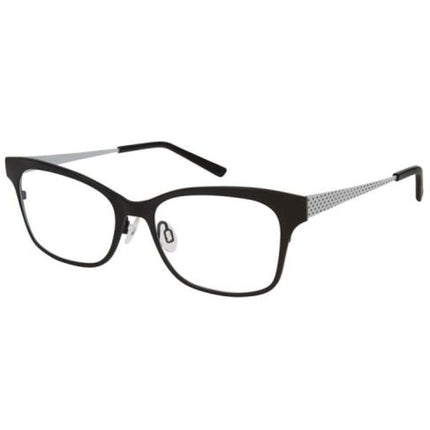 Isaac Mizrahi Women's Eyeglasses - Black Metal Full Rim Frame | ISAAC MIZRAHI 30016 BK ,