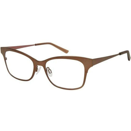 Isaac Mizrahi Women's Eyeglasses - Bronze Metal Cat Eye Frame | ISAAC MIZRAHI 30016 BR ,