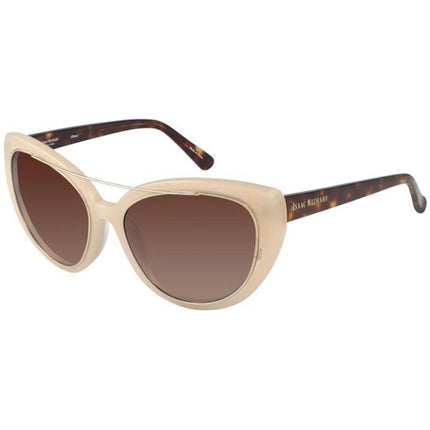 Isaac Mizrahi Women's Sunglasses - Beige Frame Brown Lens | ISAAC MIZRAHI 30226 BE ,