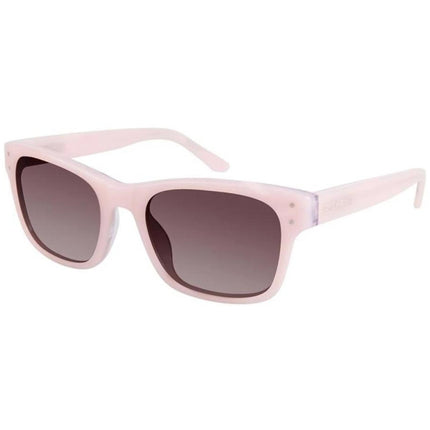 Isaac Mizrahi Women's Sunglasses - Full Rim Plastic Square Frame Pink Lens | 30211 PK ,