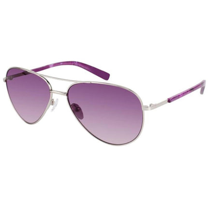 Isaac Mizrahi Women's Sunglasses - Purple Metal Pilot Frame | ISAAC MIZRAHI 30213 PU ,