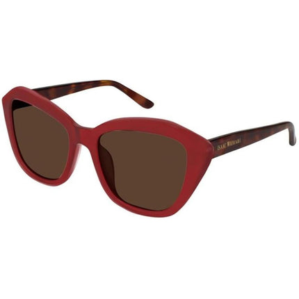 Isaac Mizrahi Women's Sunglasses - Red Plastic Cat Eye Frame | ISAAC MIZRAHI 30218 RE ,