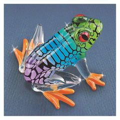 Island Hopper Frog Glass Figurine