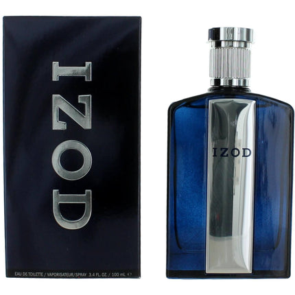 Izod Men's Eau De Toilette Spray - Zesty Sophisticated and Mysterious Scent, 3.4 oz ,