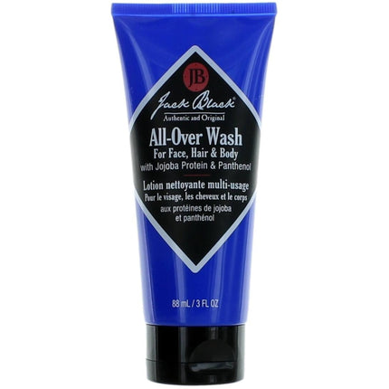 Jack Black Men's All Over Wash - Face Hair and Body Ultimate Grooming Essential, 3 oz ,