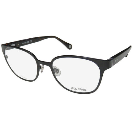 Jack Spade Men's Eyeglasses - Bowman/T Black Metal Frame | 01H2-50-19-140 ,