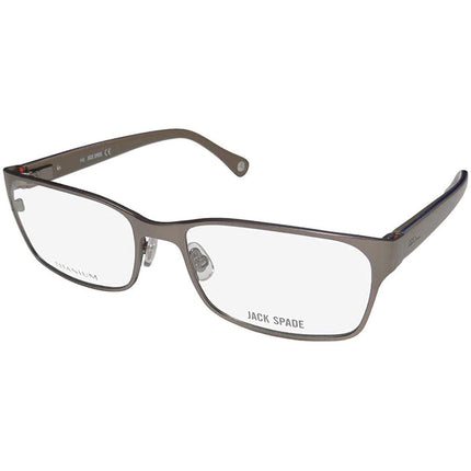 Jack Spade Men's Eyeglasses - Henry/T Matte Ruthenium Metal Frame | 0EH5-54-17-140 ,
