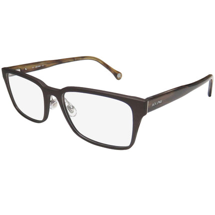 Jack Spade Men's Eyeglasses - Robertson Matte Brown Frame Demo Lenses | 0JPC-54-17-145 ,