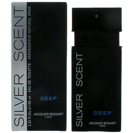 Jacques Bogart Men's Eau de Toilette Spray - Silver Scent Deep Authentic Cologne ,
