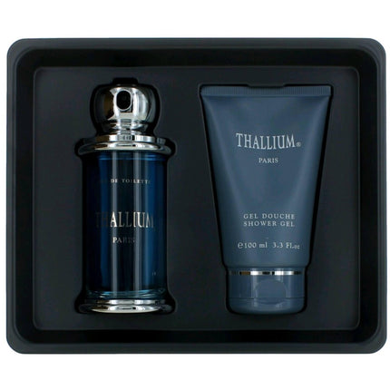 Jacques Evard Men's Personal Care Gift Set - Thallium Authentic Fragrance, 2 Piece ,