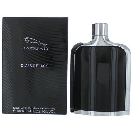 Jaguar Classic Black by Jaguar, 3.4 oz Eau De Toilette Spray for Men ,