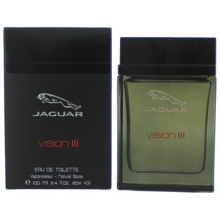 Jaguar Vision III by Jaguar, 3.4 oz Eau De Toilette Spray for Men ,