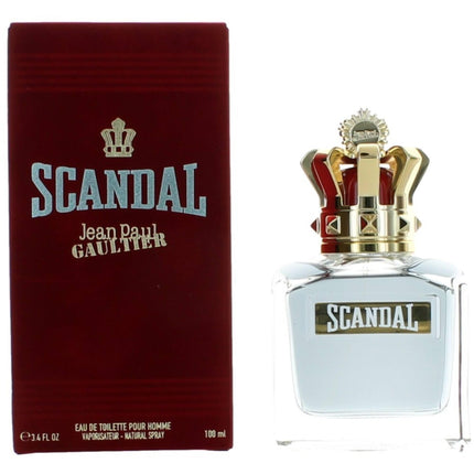 Jean Paul Gaultier Men's Eau De Toilette Spray - Scandal Invigorating Blend, 3.4oz ,