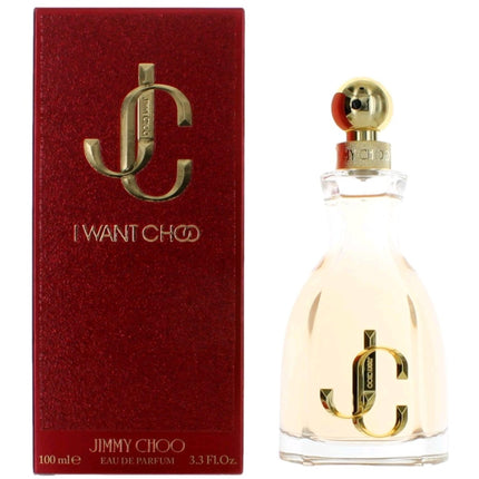 Jimmy Choo Women's Eau De Parfum Spray - I Want Choo Sophisticated Scent, 3.3 oz ,