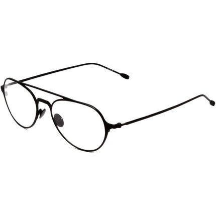 John Varvatos Men's Eyeglasses - Black Metal Pilot Frame | JOHN VARVATOS V164 BLA 53 ,