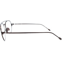 John Varvatos Men's Eyeglasses - Black Metal Pilot Frame | JOHN VARVATOS V164 BLA 53 ,