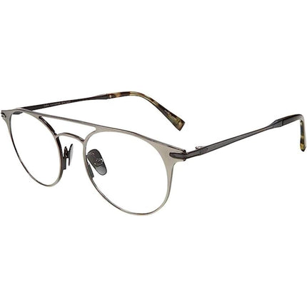 John Varvatos Men's Eyeglasses - Gunmetal Aviator Frame | JOHN VARVATOS V169 GUN ,