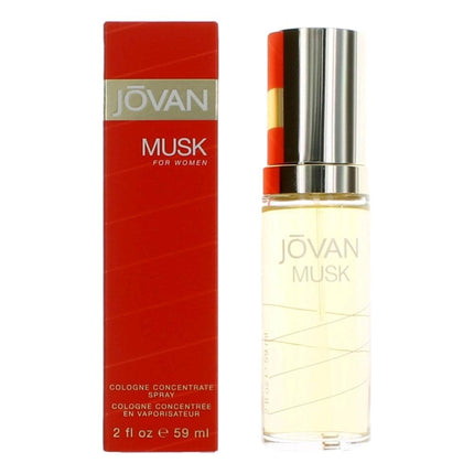 Jovan Musk by Coty, 2 oz Cologne Concentrate Spray for Women ,