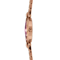 Jowissa Women's Watch - Facet Strass Burgundy Dial Rose Gold Steel Bracelet | J5.714.M ,