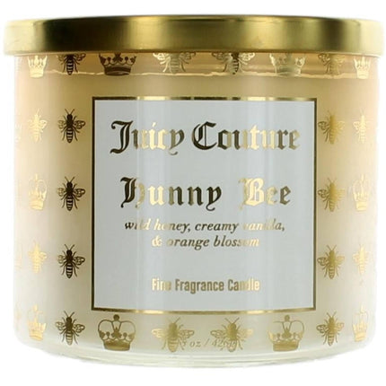 Juicy Couture 3 Wick Candle - Hunny Bee Finely Fragranced Soy Wax Blend, 14.5 oz ,