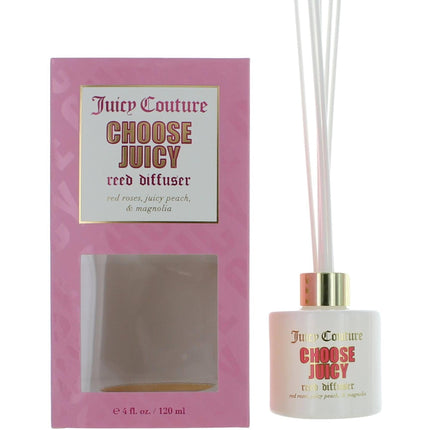 Juicy Couture Reed Diffuser - Choose Sugary, Woody and Musky Base Notes, 4 oz ,