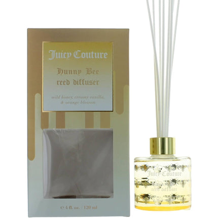 Juicy Couture Reed Diffuser - Hunny Bee Sweet Scent Last Up To Three Months, 4 oz ,