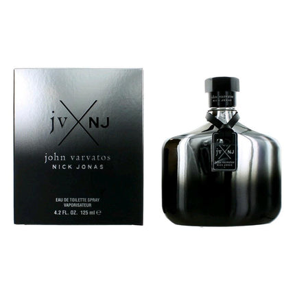 JV x NJ John Varvatos Nick Jonas Silver by John Varvatos, 4.2 oz Eau De Toilette Spray for Men ,